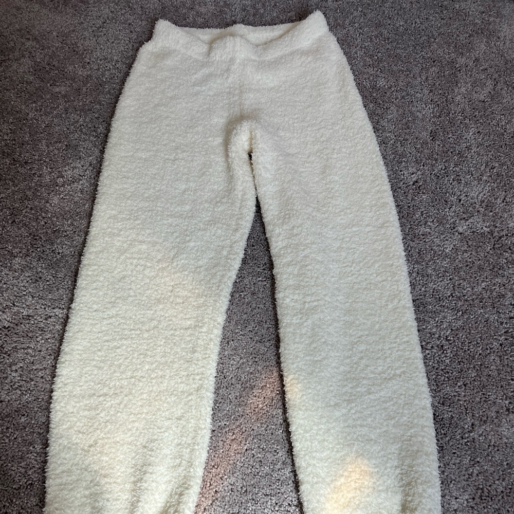 Skims Cozy Knit bouclé pants - Bone - Picture 3 of 4